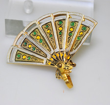Vtg brooch damascene for sale  Bend