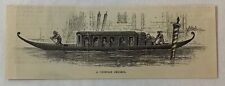 Gravura em revista 1876 ~ A VENETIAN ONIBUS Veneza, Itália, usado comprar usado  Enviando para Brazil