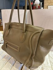 Bolsa tote Celine Luggage Phantom couro marrom bege, usado comprar usado  Enviando para Brazil