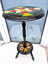 Vintage floral ebonised for sale  HARTLEPOOL