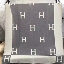 Plaid cashmere throw for sale  LEEDS