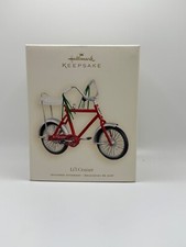 Ornamento de árvore de Natal lembrança bicicleta vermelha "Li'l Cruiser" 2007 comprar usado  Enviando para Brazil