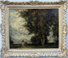 Antique painting homewards for sale  HASSOCKS