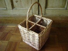 Vintage wicker wine for sale  BORDON