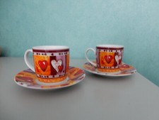 Espressotassen untertassen bun gebraucht kaufen  Kreuzwertheim