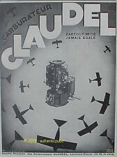 Publicite claudel carburateur d'occasion  Cires-lès-Mello