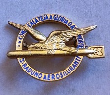 Distintivo raduno aerosilurant usato  Roma