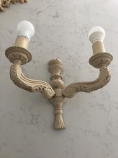 Vintage cream wooden for sale  BARNET