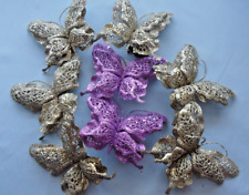 Pack glittery butterfly for sale  SOLIHULL