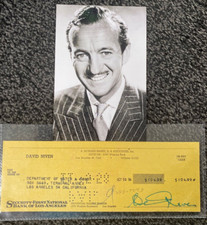 David niven signed for sale  BLACKPOOL