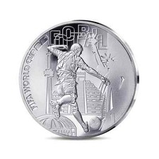 FRANÇA 2025 FIFA 2026 Copa do Mundo 10 € Moeda de Prata FUTEBOL SOCCER Estátua Liberdade comprar usado  Enviando para Brazil