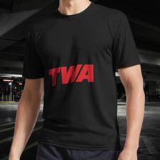 Camiseta Trans World Airlines Logo Active T-Shi- 1900s Active engraçada tamanho P a 5XL comprar usado  Enviando para Brazil