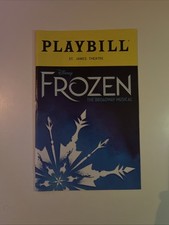 Frozen broadway playbill for sale  Sanbornville
