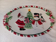 Christmas platter fitz for sale  Markleville