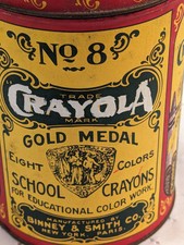 Crayola round tin for sale  Jacksonville