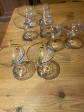 Babycham glasses three for sale  IPSWICH