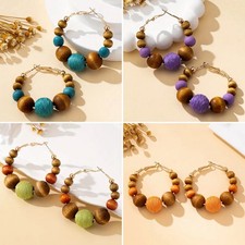 Bohemian wooden bead for sale  UK