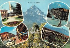 Cartolina cuneo vedute usato  Milano