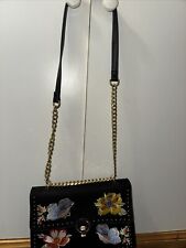 Topshop black embroidered for sale  PORT GLASGOW