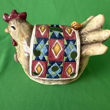 Usado, Estatueta Ganz Bella Casa galinha SOS suporte almofada alho fazenda campo 5" comprar usado  Enviando para Brazil