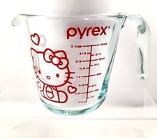 Usado, Pyrex Hello Kitty 2 xícaras vidro de medição licenciado SANRIO limitado feito nos EUA comprar usado  Enviando para Brazil
