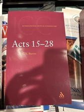 Acts : Volume 2: 15-28 by C. K. Barrett (ICC Series) comprar usado  Enviando para Brazil