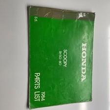 Honda parts catalogue d'occasion  Expédié en Belgium