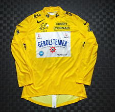Camiseta TOUR DE FRANCE 2004 Gerolsteiner amarela pódio jersey ciclismo corrida edição G, usado comprar usado  Enviando para Brazil