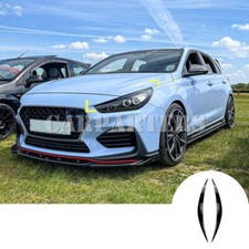 Farol preto para Hyundai I30 I30N MK3 acabamento de tampa de pálpebra sobrancelha 2017-2019 comprar usado  Enviando para Brazil