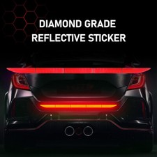 1x Fita de Aviso Refletiva para Carro Amortecedor Refletor de Segurança para Caminhão Adesivo Adesivo comprar usado  Enviando para Brazil