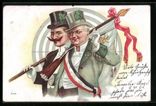 Lithographie schützenfest mä gebraucht kaufen  Berlin