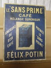 Carton publicitaire ancien d'occasion  Beaulieu-sur-Loire