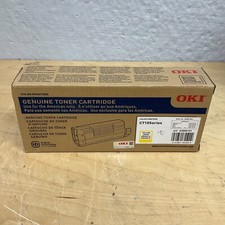 Cartucho de toner amarelo genuíno OKI Okidata C710 impressora alta jarda 43866101 comprar usado  Enviando para Brazil