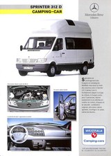 MERCEDES TRUCKS / PROSPECTUS / SPRINTER 312 D CAMPING-CAR WESTFALIA de 1995 comprar usado  Enviando para Brazil