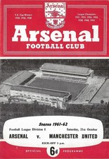 Football programme arsenal for sale  FARINGDON