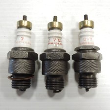 Velas de ignição vintage Champion 7 C-7 latão topo cabeça chata pré-guerra Ford Hot Rat Rod comprar usado  Enviando para Brazil