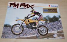 Suzuki RM250 RM125 RM80 RMX250R Motocykl 1992 Broszura Broszura Broszura, używany na sprzedaż  PL