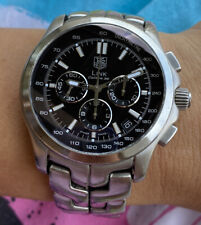 TAG HEUER LINK CALIBRE 36 CT511A CRONÓGRAFO AUTOMÁTICO DATA MASCULINO 42mm FEITO NA SUÍÇA comprar usado  Enviando para Brazil
