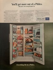 1967 Philco Refrigerador IMPRESSO ANÚNCIO Tudo Compatível - Philco-Ford Corp VTG 1960s comprar usado  Enviando para Brazil