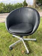 Ikea black swivel for sale  ST. HELENS