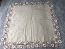 Tischdecke beige nougat gebraucht kaufen  Uelzen