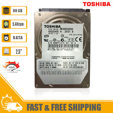 Usado, Notebook Interno Toshiba (SATA) 2.5" 80GB HDD 5400rpm HDD HDD2H05 MK8052GSX comprar usado  Enviando para Brazil