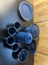Enamel blue speckled for sale  Skagway