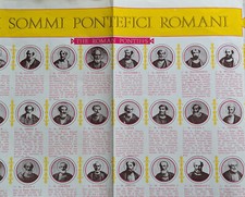 Poster roman pontiffs for sale  Round Rock