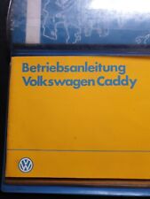 Betriebsanleitung caddy servic gebraucht kaufen  Kamen