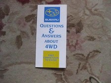 Subaru four wheel for sale  WINSFORD