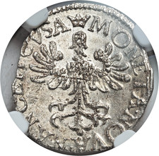 1624, Lorraine (Ducado), Henrique II. Denier prata 2 (Groschen). Top Pop! NGC MS64! comprar usado  Enviando para Brazil