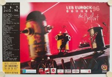 Affiche festival eurockéennes d'occasion  La Courtine