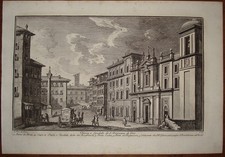 Stampa antica chiesa usato  Roma