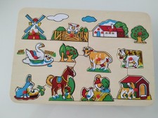 Holzpuzzle kinder 5 gebraucht kaufen  Frankfurt am Main